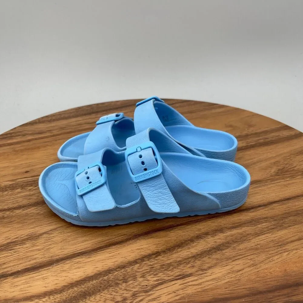 Birkenstock Arizona Eva Sandals Kids Youth Size 12 / 30 Blue Casual Summer Beach